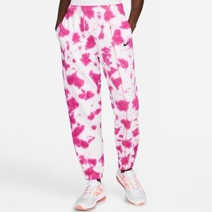 Nike Women's Fleece Tie-Dye Pants - Size Small